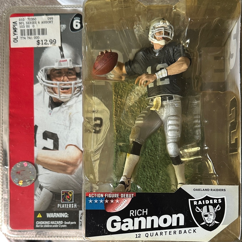 Rich Gannon Action Figure - Black and Silver